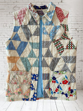 Quilt vest  "take your mark" OSFM: sm-med-lg